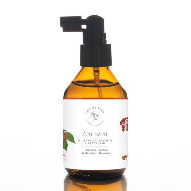 Żeń-szeń - wcierka do włosów z peptydami